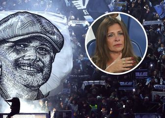 Navijači Lazia i Arianna Mihajlović