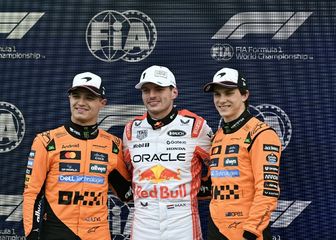 Norris, Verstappen i Piastri