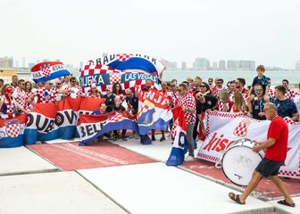 Hrvatski navijači na SP 2022. u Katru