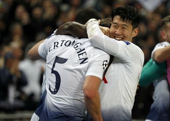 Slavlje Tottenhama (Foto: AFP)