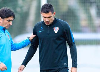 Zlatko Dalić i Dejan Lovren