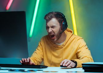 Ljuti gamer, ilustracija