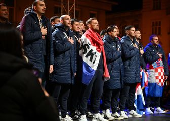 Doček hrvatske rukometne reprezentacije