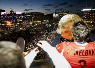 Doček danskih rukometaša