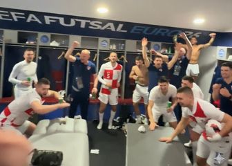 Slavlje hrvatske futsalske reprezentacije