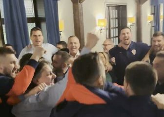 Slavlje hrvatske futsalske reprezentacije