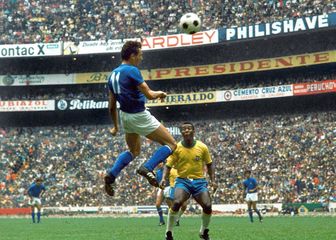 Gigi Riva i Pele na Svjetskom prvenstvu 1970. u Meksiku