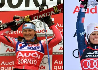 Janica Kostelić i Zrinka Ljutić