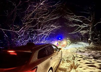 Taksist zapeo u snijegu