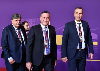 Čelnici HNS-a Kustić, Svetina i Vučemilović