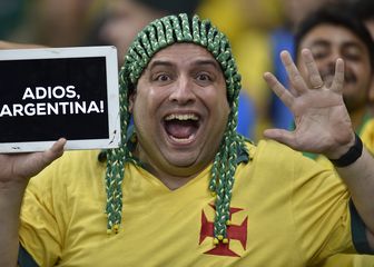 Brazilski navijač (Foto: AFP)