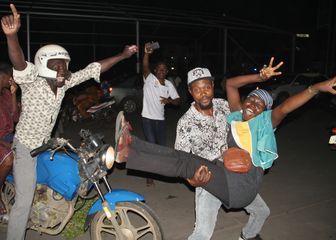Slavlje u Beninu zbog ulaska u četvrtfinale Afričkog Kupa nacija (Foto: AFP)