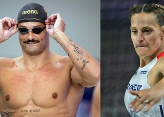 Florent Manaudou i Melina Robert-Michon