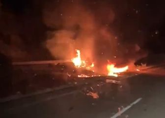 Snimka s mjesta nesreće Dioga i Andrea Jote