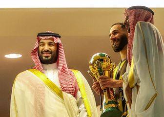 Karim Benzema i predsjednik A-Ittihada Loay Mashabi