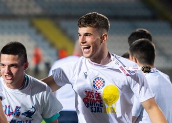Luka Vušković u dresu Hajduka