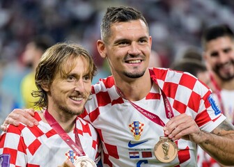 Luka Modrić i Dejan Lovren