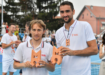 Luka Modrić i Marin Čilić
