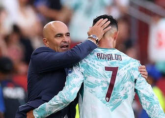 Roberto Martinez i Cristiano Ronaldo