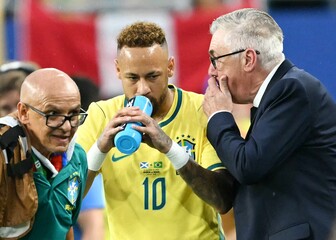 Neymar i Carlo Ancelotti