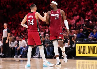 Tyler Herro i Bam Adebayo