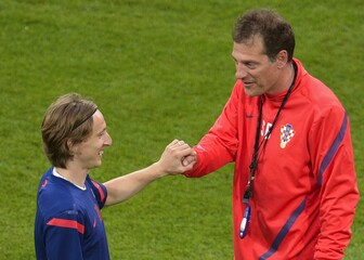 Slaven Bilić i Luka Modrić