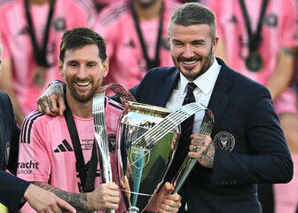 Lionel Messi i David Beckham