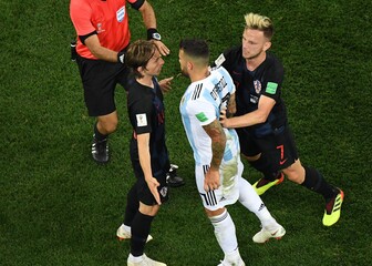 Modrić, Otamendi i Rakitić
