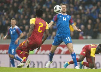 Detalj s utakmice Island - Gana (Foto: AFP)