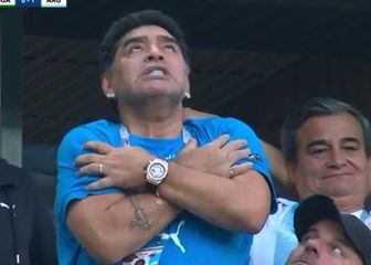 Diego Maradona u transu (Screenshot)