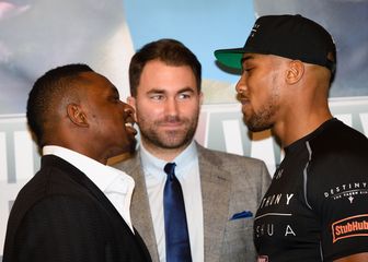 Dillian Whyte i Anthony Joshua (Foto: AFP)