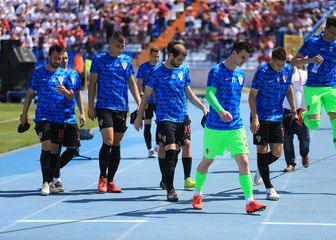 Mijo Caktaš, Filip Benković, Mile Škorić, Simon Sluga, Mario Pasalić (Foto: Davor Javorovic/PIXSELL