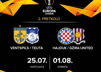 Drugo pretkolo Europske lige (Foto: HNK Hajduk Facebook)