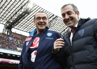 Maurizio Sarri i Marco Giampaolo (Foto: AFP)