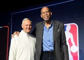 Jerry West i Kareem Abdul-Jabbar