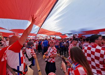 Velika hrvatska zastava u Hamburgu