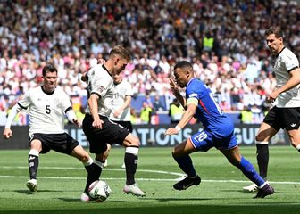 Kylian Mbappe u akciji protiv Nijemaca