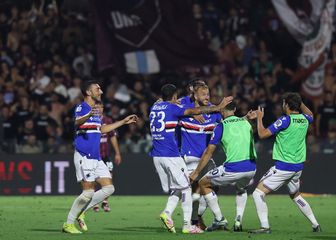 Slavlje igrača Sampdorije