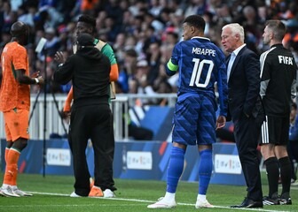 Kylian Mbappe i Didier Deschamps