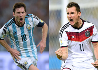Lionel Messi i Miroslav Klose