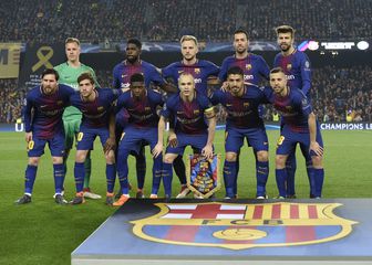 Momčad Barcelone (Foto: AFP)