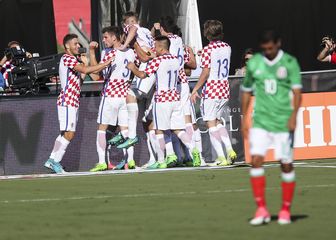 Lanjsko slavlje hrvatskih reprezentativaca nakon trijumfa nad Meksikom (Foto: AFP)