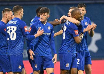 Igrači Dinama slave pogodak