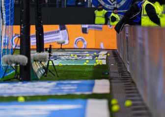 Teniske loptice na utakmici Bundeslige