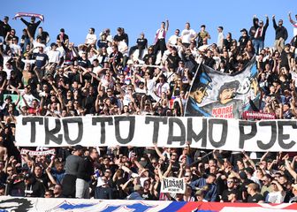 Poruka Torcide na utakmici Hajduk - Lokomotiva
