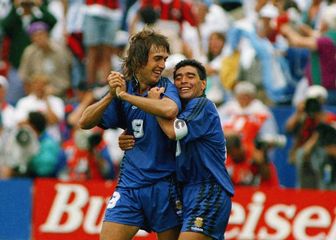 Gabriel Batistuta i Diego Maradona