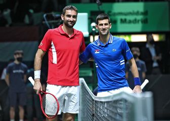 Marin Čilić i Novak Đoković