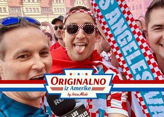 Bobby Grubić na utakmici Vatrenih