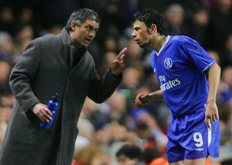 Jose Mourinho i Mateja Kežman (Foto: AFP)