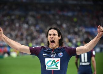 Edinson Cavani slavi pogodak (Foto: AFP)